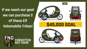 New Fundraising Goal of $45,000 and Elf Bikes