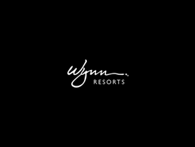 Wynn Resort Las Vegas Black Logo with White Text